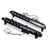 LED WhiteAmber DRL Daytime Running Lights Turn Signal Lamp Pair For Audi Q7 2006-2009