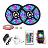 LED WiFi Wireless RGB LED Smart Strip Lights 2835 600LEDs 32.8Ft 10M With 24 Keys Remote Control Flexible Tape Lights Fits AlexaGoogle Home