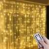 LED Window Curtain String Lights 3x3m Wedding Decoration 300 LEDs with 8 Lighting Modes Christmas Fairy Lights Home Décor Lights for Wedding Bedroom Party Garden Patio miniinthebox