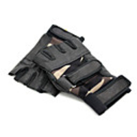 Leisure Sports Cycling Short Finger Polyester Gloves