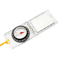 Lensatic Compass with View Angle Scales and Mirror