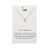 leo necklace for women jewelry astrology horoscope zodiac necklace gold plated pendant birthday gift