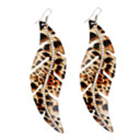 Leopard Painting Streamline Earrings