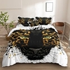 Leopard Pattern 3-Piece Duvet Cover Set Hotel Bedding Sets Comforter Cover with Soft Lightweight Microfiber,  Include 1 Duvet Cover,  2 Pillowcases (1 Pillowcase for Twin/Single) miniinthebox