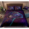 Leopard Print 3-Piece Duvet Cover Set Hotel Bedding Sets Comforter Cover with Soft Lightweight Microfiber,  Include 1 Duvet Cover,  2 Pillowcases for Double/Queen/King(1 Pillowcase for Twin/Single)
