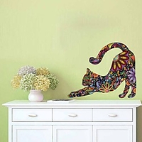 Leopard Wall Stickers Plane Wall Stickers Decorative Wall Stickers,  PVC Home Decoration Wall Decal Wall Decoration 1pc