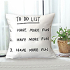 Letter Character Double Side Cushion Cover 1PC Soft Decorative Square Throw Pillow Cover Cushion Case Pillowcase for Bedroom Livingroom Superior Quality Machine Washable Outdoor Cushion for Sofa Couch Bed Chair miniinthebox