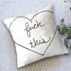 Letter Character Double Side Cushion Cover 1PC Soft Decorative Square Throw Pillow Cover Cushion Case Pillowcase for Sofa Bedroom Livingroom Outdoor Superior Quality Machine Washable Outdoor Cushion for Sofa Couch Bed Chair miniinthebox