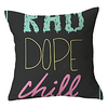 Letter Character Double Side Cushion Cover 1PC Soft Decorative Square Throw Pillow Cover Cushion Case Pillowcase for Sofa Bedroom Livingroom Outdoor Superior Quality Machine Washable Outdoor Cushion for Sofa Couch Bed Chair miniinthebox
