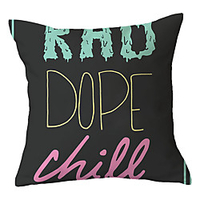 Letter Character Double Side Cushion Cover 1PC Soft Decorative Square Throw Pillow Cover Cushion Case Pillowcase for Sofa Bedroom Livingroom Outdoor Superior Quality Machine Washable Outdoor Cushion for Sofa Couch Bed Chair miniinthebox