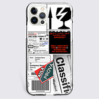 Letter Fashion Case For Apple iPhone 12 iPhone 11 iPhone 12 Pro Max Unique Design Protective Case Shockproof Back Cover TPU