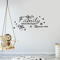 Letter Wall Stickers Decorative Wall Stickers,  PVC Home Decoration Wall Decal Wall Decoration / Removable