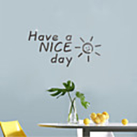 Letters 3D Mirror Wall Stickers Home Decor Art Decal Wall Stickers for Kids Room Living Room Decorating Mural Decoration