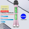 Lewinner-Professional Karaoke Microphone Portable Wireless Bluetooth Speaker for iphone phone Handheld Dynamic Microphone