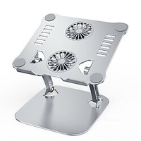 LH-T619 Laptop Cooling Pad Aluminum Alloy Portable Foldable Adjustable Angle Adjustable Height Fan miniinthebox