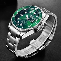 LIGE Steel Band Watches for Men