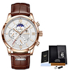 LIGE Steel Band Watches for Men
