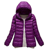 light down jacket with hood down quilted jacket short ladies quilted down coat winter coat sporty winter jacket ultra-light down jacket light transition jacket women violet w miniinthebox