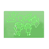 Light Drawing Board Drawing Flip Board Drawing with Light Plastic Draw With Light Fun A4 Kid