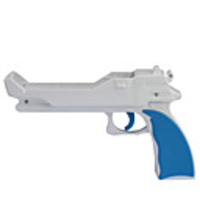 Light Gun Controller for Wii (White Blue)