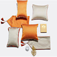 Light Luxury Cushion Cover Modern Simple Precision Jacquard Lattice Pillowcase Sofa Bedside Cushion Cover