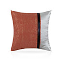 Light Luxury Orange Jacquard Pillow Case Home Furnishing Hall Sofa Bedside Cushion Waist Pillowcase