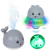Light Up Bath Toys Whale Water Sprinkler Pool Toys 2 in 1 Space UFO Car with Musical Fountain Toy for Toddlers Kids miniinthebox