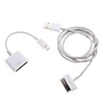 Lightning to 30-Pin Adapter (with 30-Pin Cable)