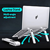 Lightweight Laptop Cooling Stand Plastic Vertical Laptop Stand Foldable Tablet Stand Bracket Laptop Holder for MacBook2020