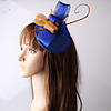 Linen / Cotton Blend Fascinators with Floral 1 Piece Wedding / Anniversary Headpiece