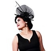 Linen / Cotton Blend Fascinators with Floral 1 Piece Wedding / Anniversary Headpiece