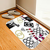 Lipstick Bag Digital Printing Floor Mat Modern Bath Mats Nonwoven Memory Foam Novelty Bathroom