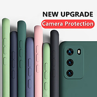 Liquid Silicone Rubber Soft Phone Case for Huawei P40 P40 Pro P40 Lite P30 P30 Lite P30 Pro Mate 30 Mate 30 Pro miniinthebox