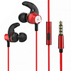 LITBest 3.5Mm In Ear Oortelefoon Denoise Hifi Muziek Oordopjes Lijn Controle Stereo Zware Bas Gaming Sport Metalen Headset met Hd Mic
