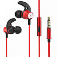 LITBest 3.5Mm In Ear Oortelefoon Denoise Hifi Muziek Oordopjes Lijn Controle Stereo Zware Bas Gaming Sport Metalen Headset met Hd Mic