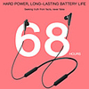 LITBest 60 Neckband Headphone Bluetooth5.0 Stereo with Microphone with Volume Control for Sport Fitness