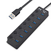 LITBest 7 Ports USB 3.0 Hub High Speed HUB Splitter On/Off Switch for Laptop PC