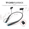 LITBest 755TF Neckband Headphone Bluetooth5.0 Sweatproof for Mobile Phone