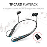 LITBest 755TF Neckband Headphone Bluetooth5.0 Sweatproof for Mobile Phone