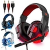 LITBest 830 Gaming Headset with Mic Led Light Gamer Headset Over Ear Headset with Surround Sound Gamer Headset