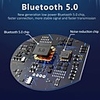 LITBest A10S Wireless Earbuds TWS Headphones Bluetooth5.0 Stereo with Microphone with Volume Control HIFI with Charging Box for Mobile Phone