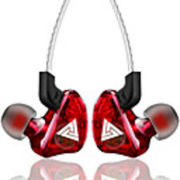 LITBest AK5 Wired In-ear Earphone 3.5mm Audio Jack with Microphone with Volume Control Sweatproof InLine Control for Travel Entertainment