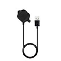 LITBest Charger Compatible with Garmin Forerunner 25 Charger Charging Clip Size Large Replacement USB Charger Adapter Charge Cord Charging Cable Clip for Forerunner 25 GPS Running Watch Large for Men