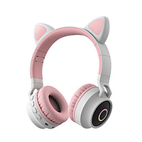 LITBest Color LED Cat Ear Headphones Bluetooth 5.0 Headset Support TF Card 3.5mm Audio Input FM Function with Mic MP3 Music Player Over Ear Foldable Party Street Fashion miniinthebox
