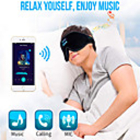 LITBest D3 Wireless Bluetooth v5.0 Headset Call Music Sleep Breathable Sleep Eye Mask Headphone