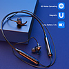 LITBest DD9 Neckband Headphone Bluetooth5.0 with Volume Control Sweatproof IPX5 for Sport Fitness