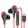 LITBest E2 Type C Earphone Metal Super Bass Earbuds Headset With Microphone for Mobile Phones
