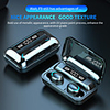 LITBest F9-Lx Wireless Earbuds TWS Headphones Bluetooth5.0 with Microphone with Charging Box LED Power Display for Travel Entertainment