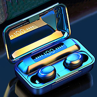 LITBest F9 TWS True Wireless Bluetooth Earbuds Larg Capcity Charging Compartment Power Bank Magnetic Switch 8D Stereo Sound Mini In-ear Running Sport Headset Support iOS/Android Mobile Phone miniinthebox