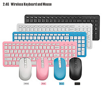 LITBest GKM520 Wireless 2.4GHz Mouse Keyboard Combo Office Use Office Keyboard Number Keypad Office Mouse 1000 dpi
